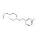 ({1-[2-(3-Fluorophenyl)ethyl]piperidin-4-yl}-methyl)methylamine - chemical structure image
