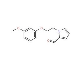 1-[2-(3-Methoxy-phenoxy)-ethyl]-1H-pyrrole-2-carbaldehyde - chemical structure image