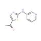 1-[2-(3-Pyridinylamino)-1,3-thiazol-5-yl]-1-ethanone - chemical structure image