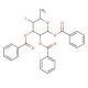 1,2,3-Tri-O-benzoyl-4,6-dideoxy-4-iodo-α-L-glucopyranose (CAS 132867-78-8) - chemical structure image