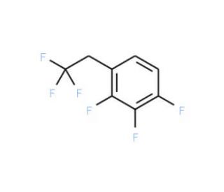 1,2,3-Trifluoro-4-(2,2,2-trifluoroethyl)benzene - chemical structure image