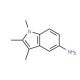 1,2,3-Trimethyl-1H-indol-5-ylamine - chemical structure image