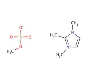 1,2,3-Trimethylimidazolium methyl sulfate (CAS 65086-12-6) - chemical structure image