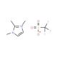 1,2,3-Trimethylimidazolium trifluoromethanesulfonate - chemical structure image