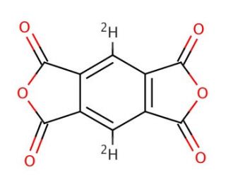 1,2,4,5-Benzenetetracarboxylic dianhydride-d2 (CAS 106426-63-5) - chemical structure image