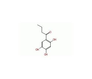 1-(2,4,5-Trihydroxyphenyl)butan-1-one (CAS 1421-63-2) - chemical structure image