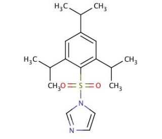 1-(2,4,6-Triisopropylbenzenesulfonyl)imidazole (CAS 50257-40-4) - chemical structure image