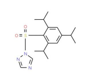 1-(2,4,6-Triisopropylphenylsulfonyl)-1,2,4-triazole (CAS 54230-60-3) - chemical structure image