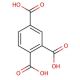 1,2,4-Benzenetricarboxylic acid (CAS 528-44-9) - chemical structure image