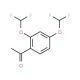 1-(2,4-Bis-difluoromethoxy-phenyl)-ethanone - chemical structure image