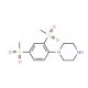 1-[2,4-Bis(methylsulfonyl)phenyl]piperazine - chemical structure image