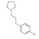 1-[2-(4-Bromophenoxy)ethyl]pyrrolidine (CAS 1081-73-8) - chemical structure image