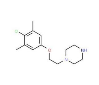 1-[2-(4-Chloro-3,5-dimethyl-phenoxy)-ethyl]-piperazine - chemical structure image