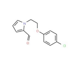 1-[2-(4-Chloro-phenoxy)-ethyl]-1H-pyrrole-2-carbaldehyde - chemical structure image