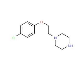 1-[2-(4-chlorophenoxy)ethyl]piperazine - chemical structure image