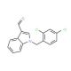 1-(2,4-Dichlorobenzyl)-1H-indole-3-carbaldehyde - chemical structure image