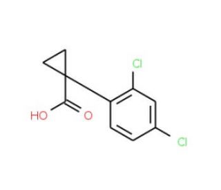 1-(2,4-Dichlorophenyl)cyclopropanecarboxylic acid (CAS 84604-70-6) - chemical structure image