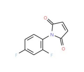 1-(2,4-Difluorophenyl)-1H-pyrrole-2,5-dione (CAS 6954-65-0) - chemical structure image