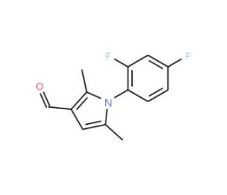 1-(2,4-difluorophenyl)-2,5-dimethyl-1H-pyrrole-3-carbaldehyde - chemical structure image
