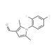 1-(2,4-difluorophenyl)-2,5-dimethyl-1H-pyrrole-3-carbaldehyde - chemical structure image