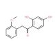 1-(2,4-dihydroxyphenyl)-2-(2-methoxyphenyl)ethanone (CAS 92549-46-7) - chemical structure image
