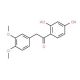 Estrutura molecular do 1-(2,4-dihydroxyphenyl)-2-(3,4-dimethoxyphenyl)ethanone, Número CAS: 24126-98-5 1-(2,4-dihydroxyphenyl)-2-(3,4-dimethoxyphenyl)ethanone (CAS 24126-98-5) - chemical structure image
