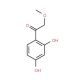 1-(2,4-Dihydroxyphenyl)-2-methoxyethanone (CAS 57280-75-8) - chemical structure image