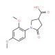 1-(2,4-Dimethoxy-phenyl)-5-oxo-pyrrolidine-3-carboxylic acid - chemical structure image