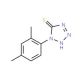 1-(2,4-Dimethyl-phenyl)-1H-tetrazole-5-thiol - chemical structure image
