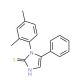 1-(2,4-dimethylphenyl)-5-phenyl-1H-imidazole-2-thiol - chemical structure image