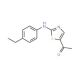 1-[2-(4-Ethylanilino)-1,3-thiazol-5-yl]-1-ethanone - chemical structure image