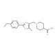 1-{[2-(4-Ethylphenyl)-5-methyl-1,3-oxazol-4-yl]-methyl}piperidine-4-carboxylic acid - chemical structure image