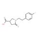 1-[2-(4-Fluoro-phenyl)-ethyl]-5-oxo-pyrrolidine-3-carboxylic acid - chemical structure image