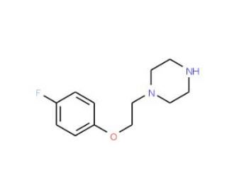 1-[2-(4-Fluorophenoxy)ethyl]piperazine (CAS 77602-92-7) - chemical structure image