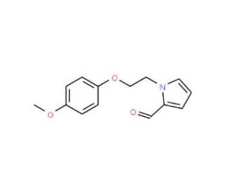 1-[2-(4-Methoxy-phenoxy)-ethyl]-1H-pyrrole-2-carbaldehyde - chemical structure image