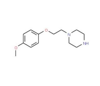 1-[2-(4-methoxyphenoxy)ethyl]piperazine (CAS 117132-44-2) - chemical structure image