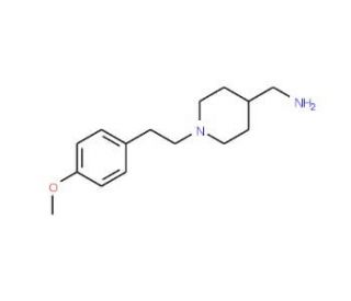 {1-[2-(4-Methoxyphenyl)ethyl]piperidin-4-yl}methylamine - chemical structure image