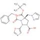 1,2,4-pyrrolidinetricarboxylic acid, 5-(5-oxazolyl)-2-(1H-pyrazol-1-ylmethyl)-, 2-(1,1-dimethylethyl) 1-(phenylmethyl) ester,