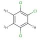 1,2,4-Trichlorobenzene-d3 (CAS 2199-72-6) - chemical structure image