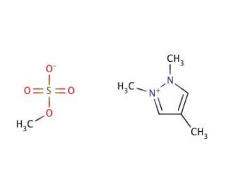 1,2,4-Trimethylpyrazolium methylsulfate (CAS 856614-13-6) - chemical structure image
