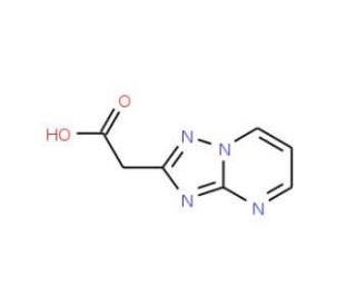 [1,2,4]triazolo[1,5-a]pyrimidin-2-ylacetic acid (CAS 716362-08-2) - chemical structure image