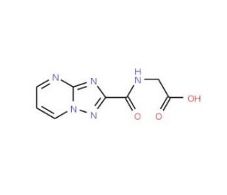 [([1,2,4]Triazolo[1,5-a]pyrimidine-2-carbonyl)-amino]-acetic acid - chemical structure image
