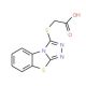 ([1,2,4]Triazolo[3,4-b][1,3]benzothiazol-3-ylthio)acetic acid (CAS 114722-63-3) - chemical structure image