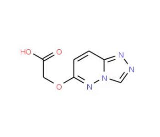 ([1,2,4]Triazolo[4,3-b]pyridazin-6-yloxy)-acetic acid (CAS 842972-47-8) - chemical structure image