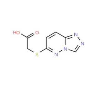 ([1,2,4]Triazolo[4,3-b]pyridazin-6-ylthio)-acetic acid - chemical structure image