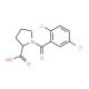 1-(2,5-dichlorobenzoyl)pyrrolidine-2-carboxylic acid - chemical structure image