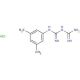 1-(2,5-Difluorophenyl)biguanide hydrochloride (CAS 66088-53-7) - chemical structure image