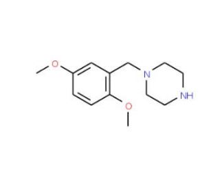 1-(2,5-Dimethoxy-benzyl)-piperazine - chemical structure image