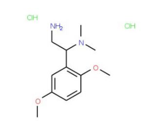 1-(2,5-Dimethoxy-phenyl)-N*1*,N*1*-dimethyl-ethane-1,2-diamine dihydrochloride - chemical structure image