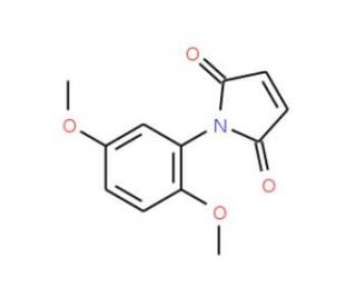 1-(2,5-Dimethoxy-phenyl)-pyrrole-2,5-dione (CAS 40783-24-2) - chemical structure image